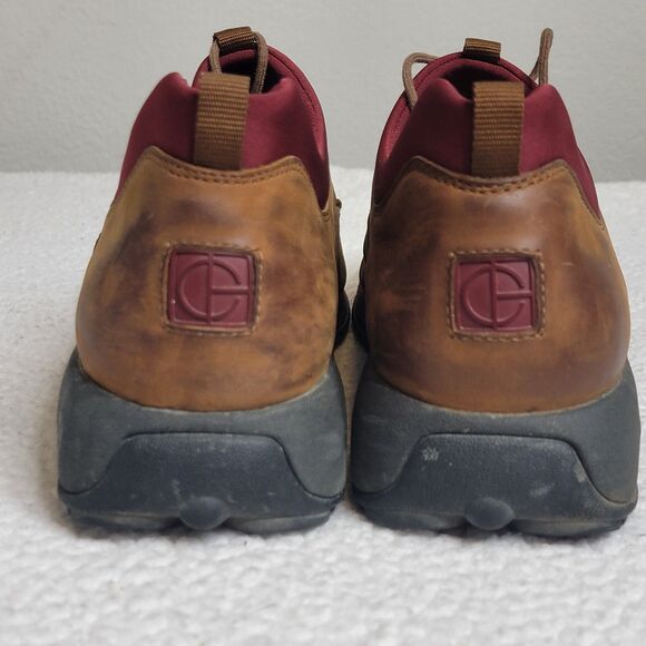 Cole Haan Shoes Men's Size 13M Country Moc Toe Oxford Tan Maroon C00970 - Picture 6 of 9